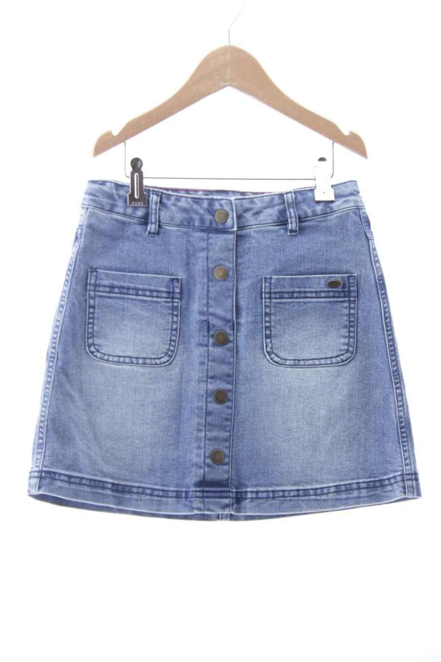 gebraucht Tommy Hilfiger Aufwändiger Rock Größe 128 aus Denim