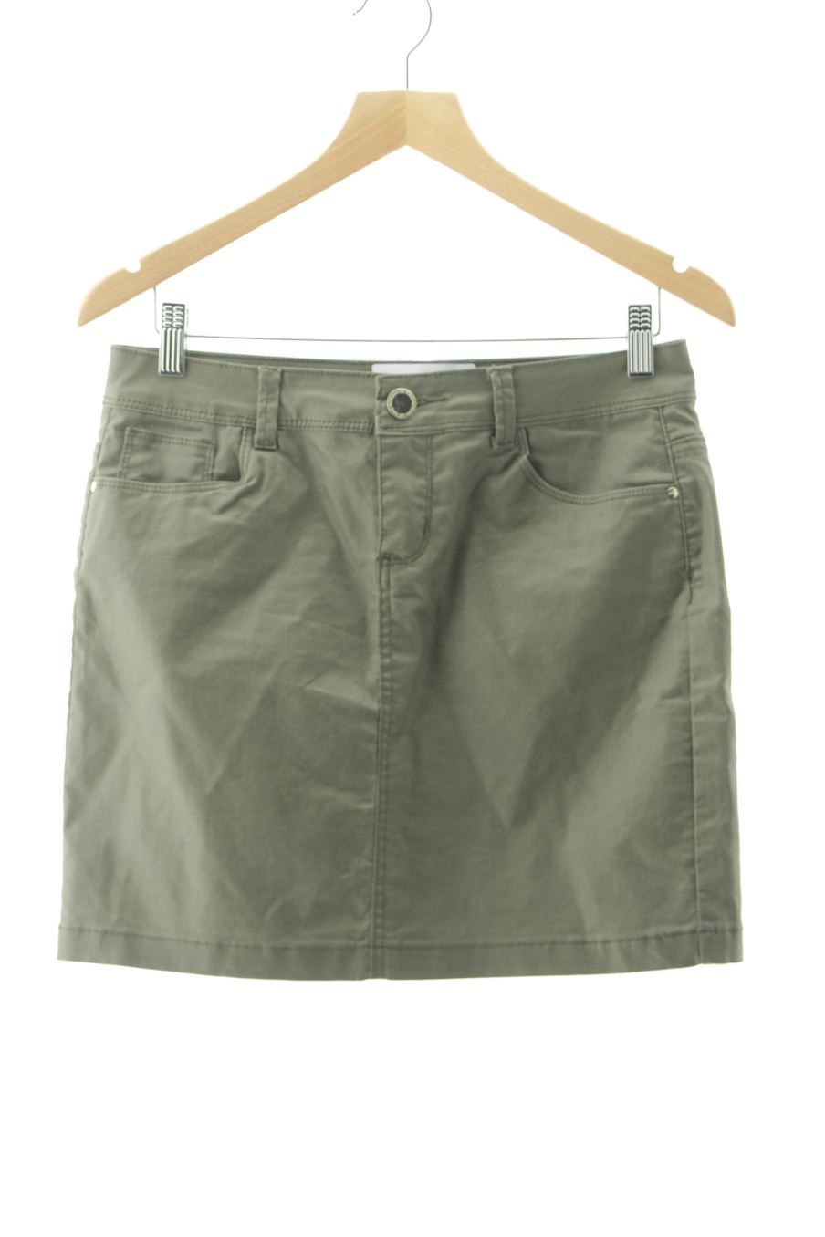 Jupe Morgan de la taille 38, de couleur vert de synthétique