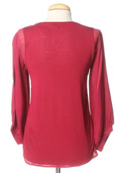 Blouse à manches longues XS Massimo Dutti