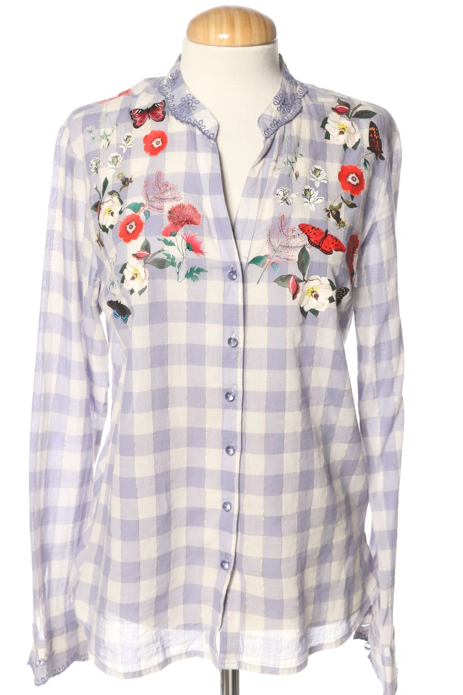 Camisa de Desigual de la talla M, de color cuadros