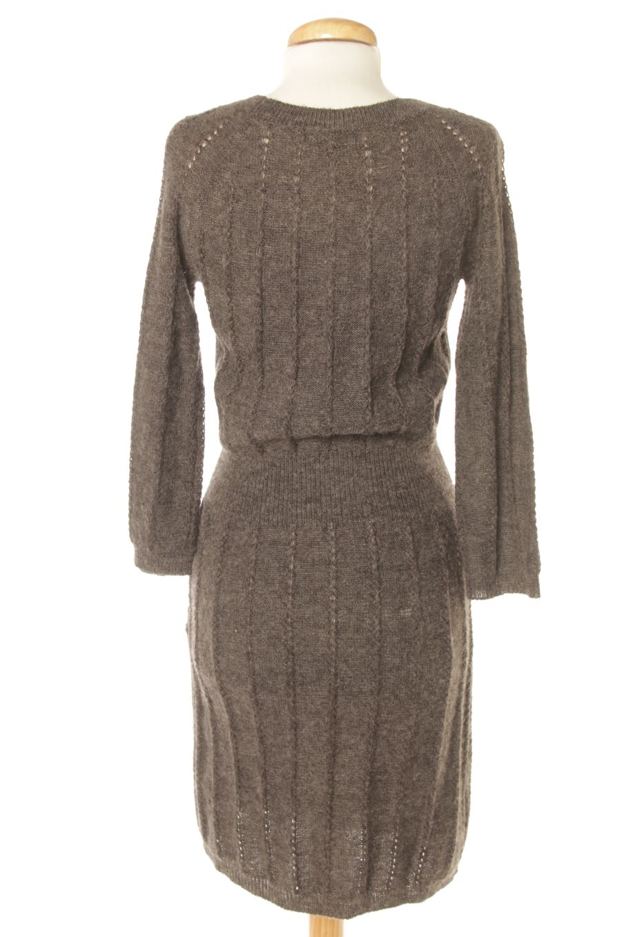 Vestido casual de Mango de la talla L, de color gris