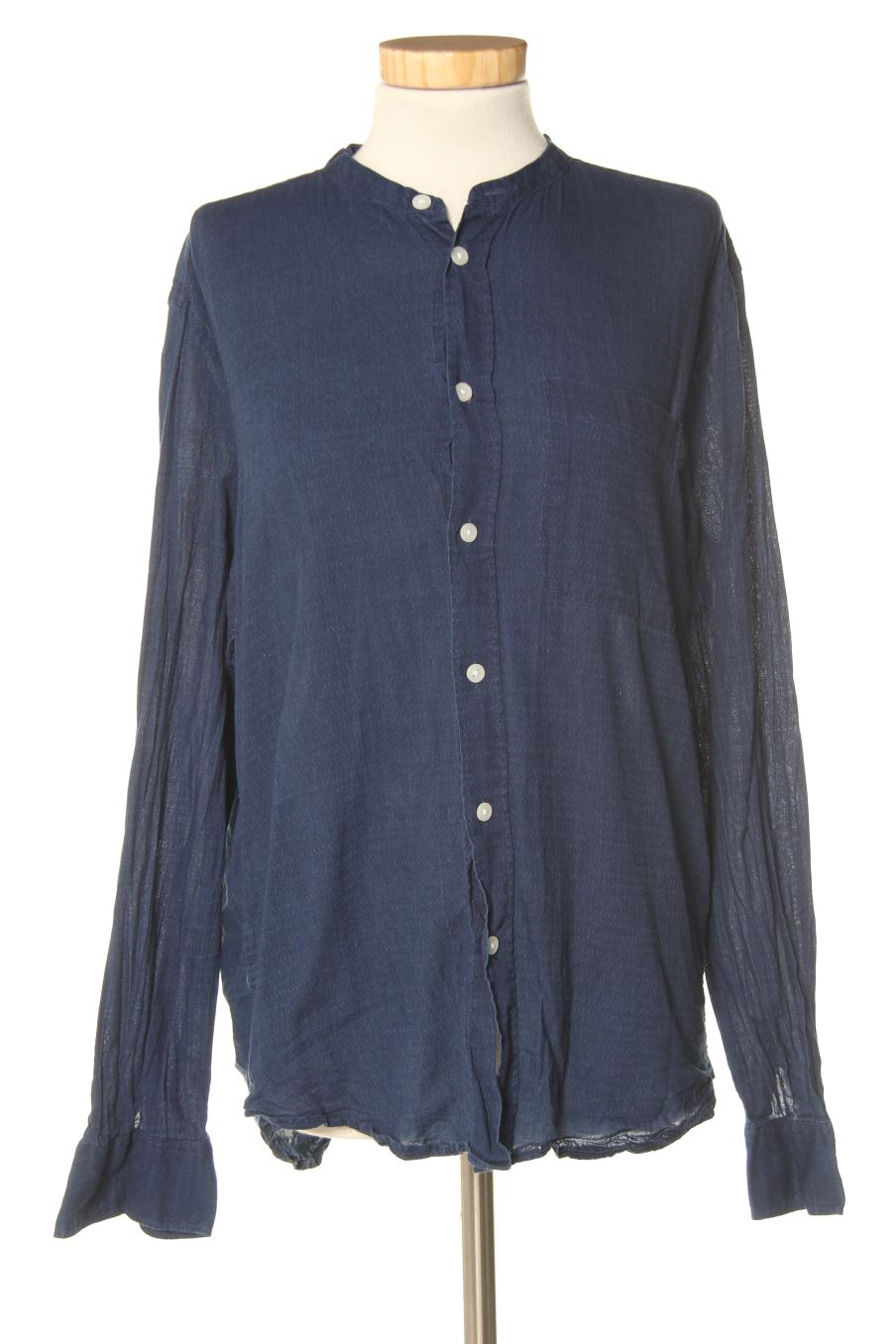 Blouse à manches longues H&M de la taille S, de couleur bleu marine