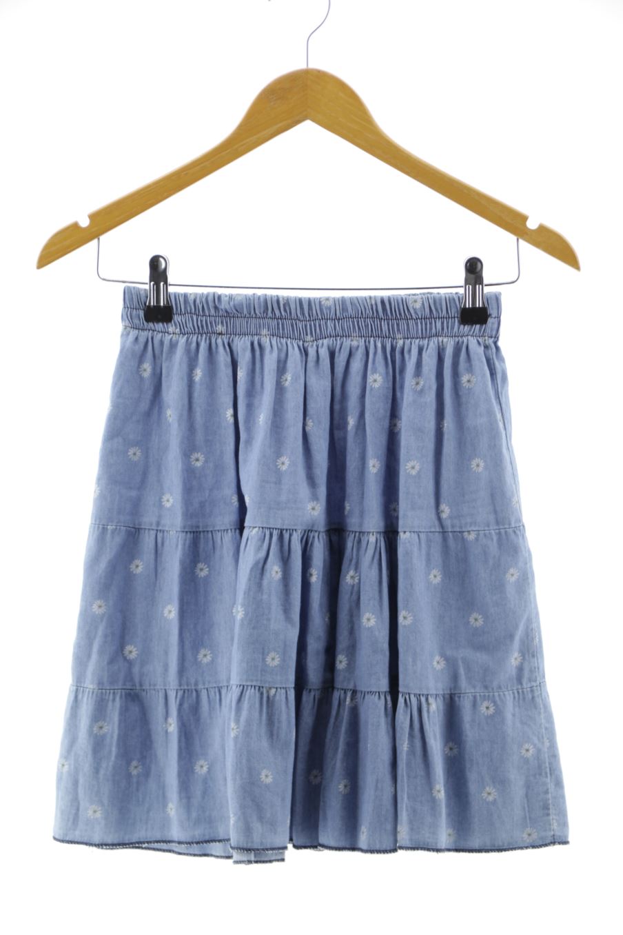 Faldas de Made in italy de la talla Única, de color flores de ropa vaquera