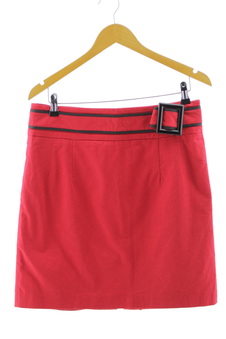 Aufwändiger Rock von Caroll Größe 42, Farbe Rot, für