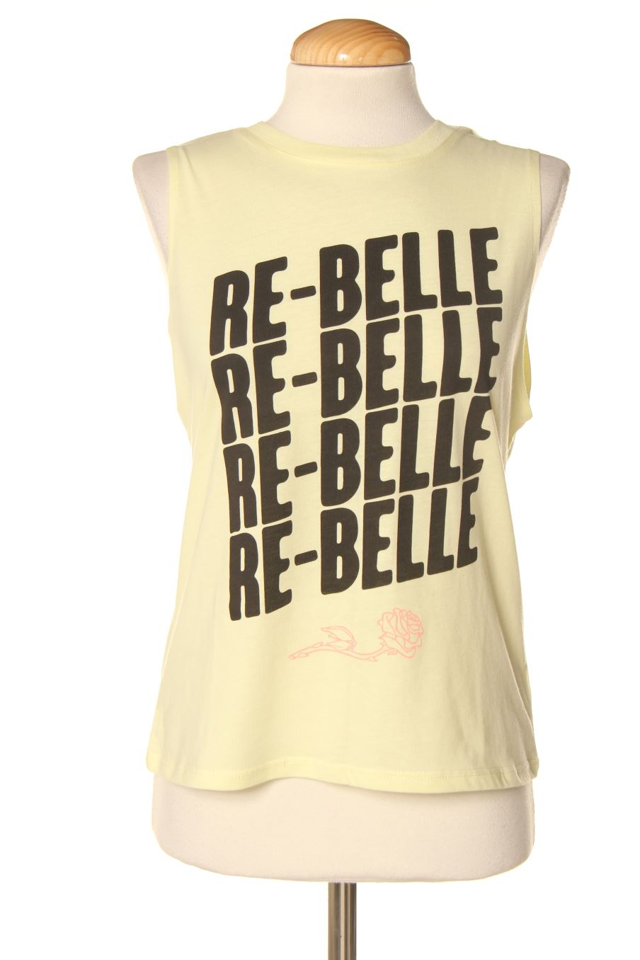 Camiseta sin mangas de Undiz de la talla XS, de color amarillo