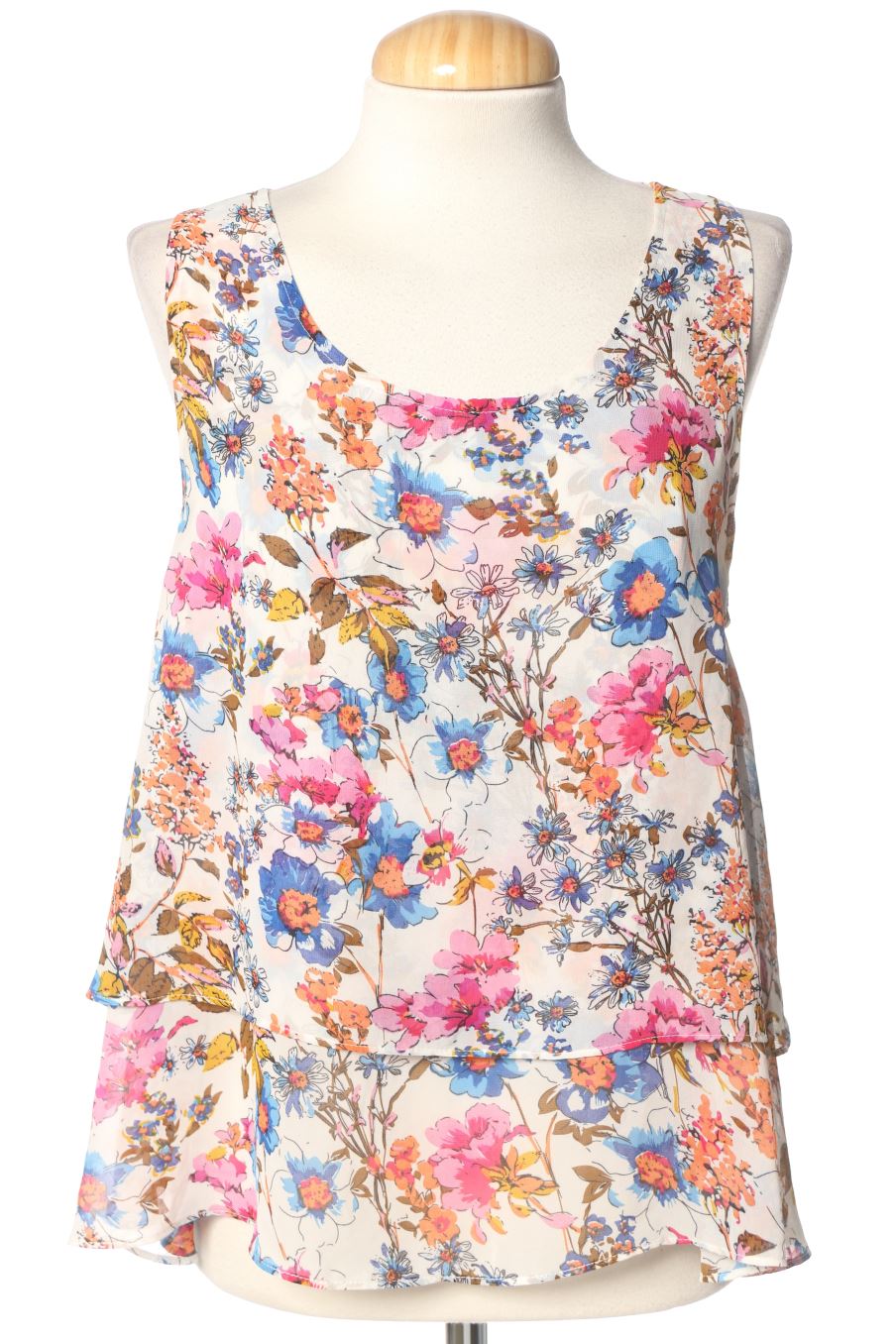 Top Cosmoda de la taille L, de couleur fleurs