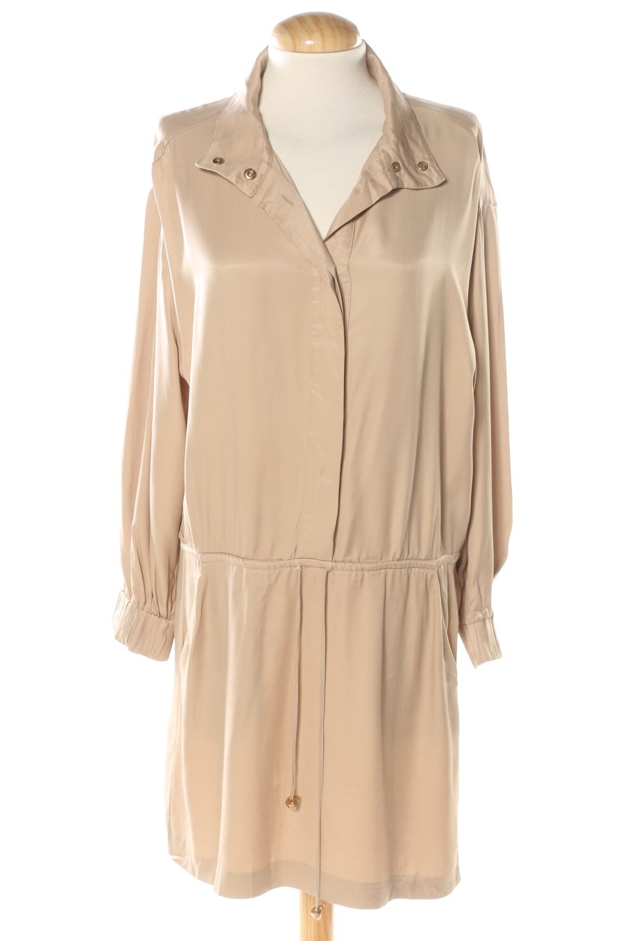 Robe casual Zara de la taille S, de couleur beige