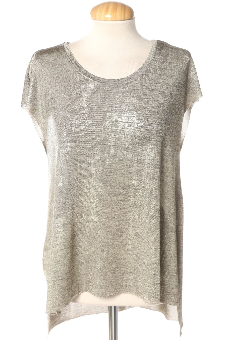 T-Shirt von Zara Größe S, Farbe Beige, für