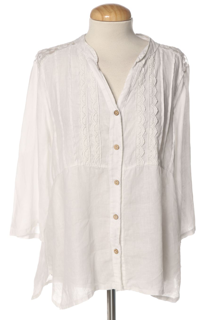 Blouse à manches longues PERCENTIL de la taille XL, de couleur blanc