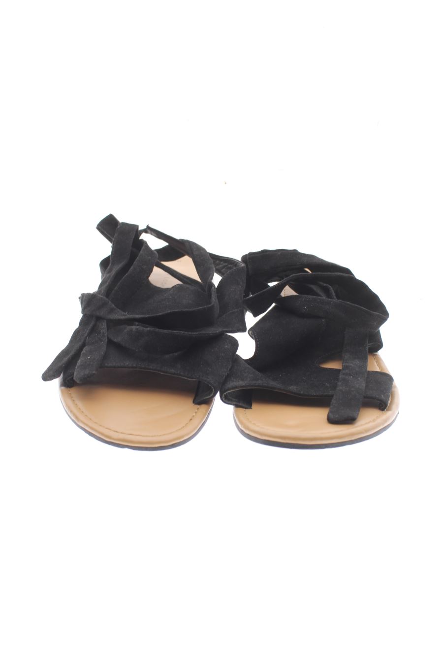 Sandalias planas de new look de la talla 40, de color negro de