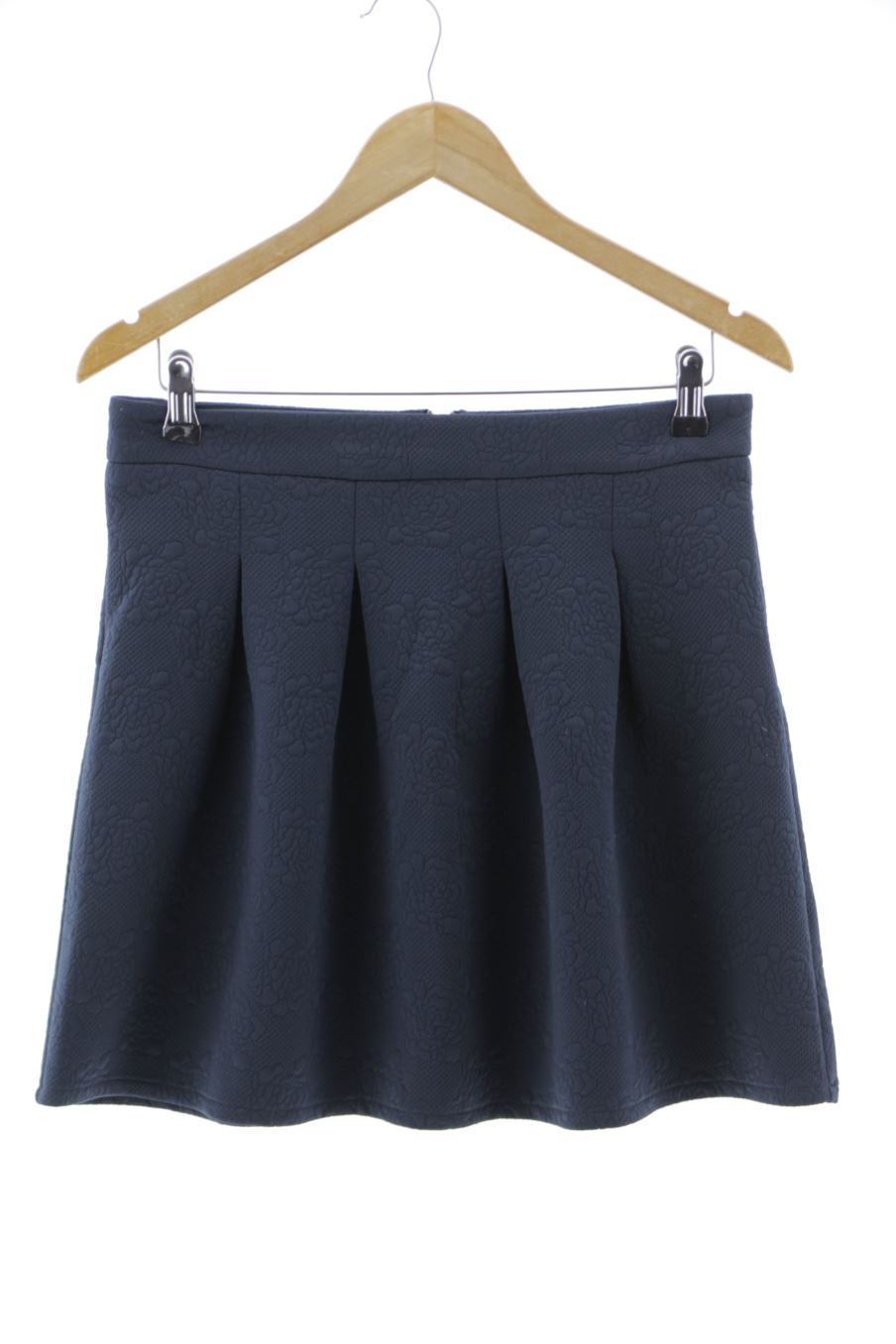 Jupe Naf Naf de la taille 38, de couleur bleu marine