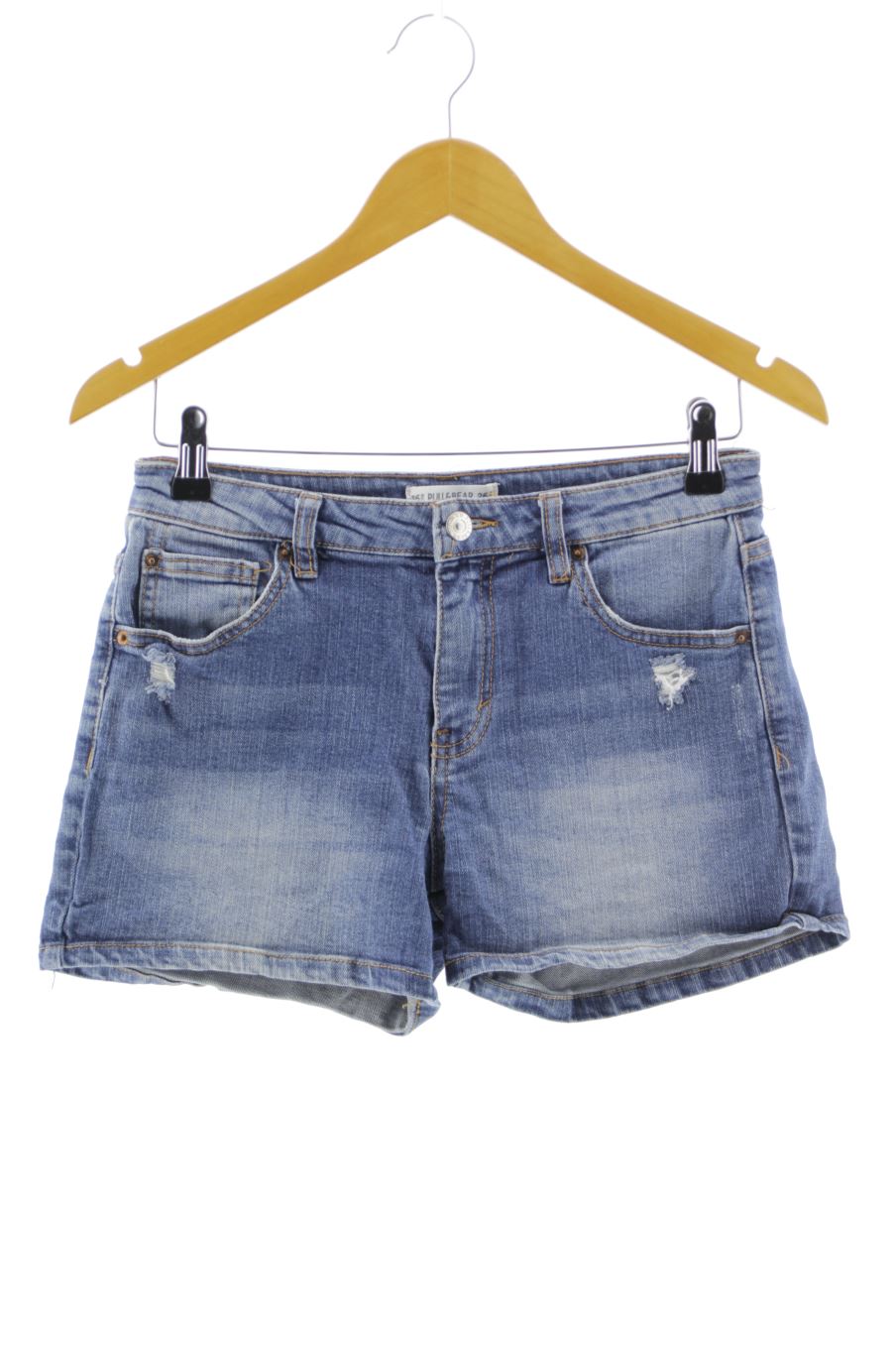 Shorts Pull & Bear de la taille 36, de couleur bleu de denim