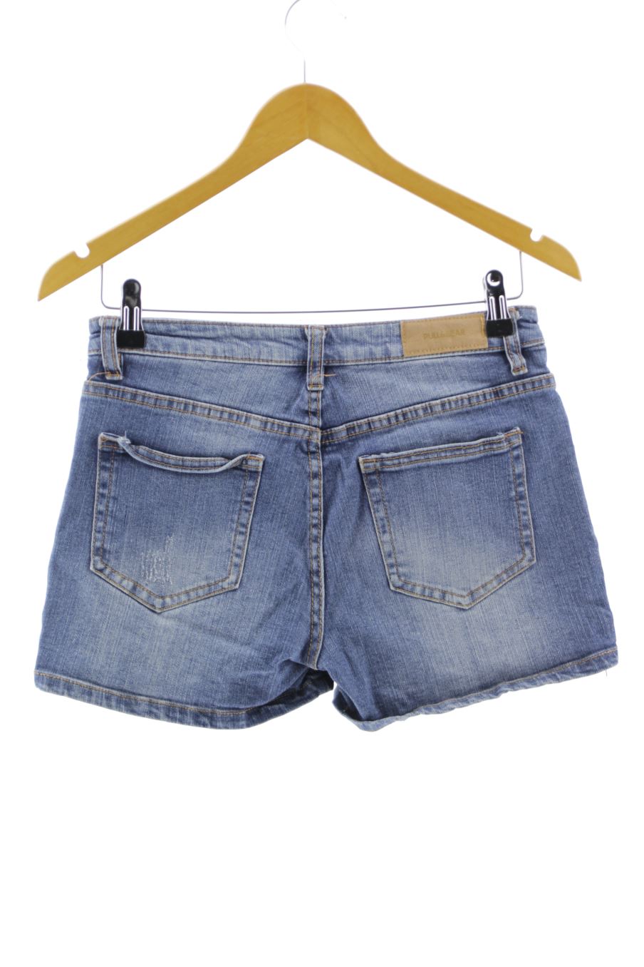 Shorts Pull & Bear de la taille 36, de couleur bleu de denim