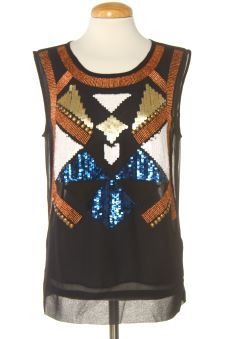 Camisa sin mangas L Desigual