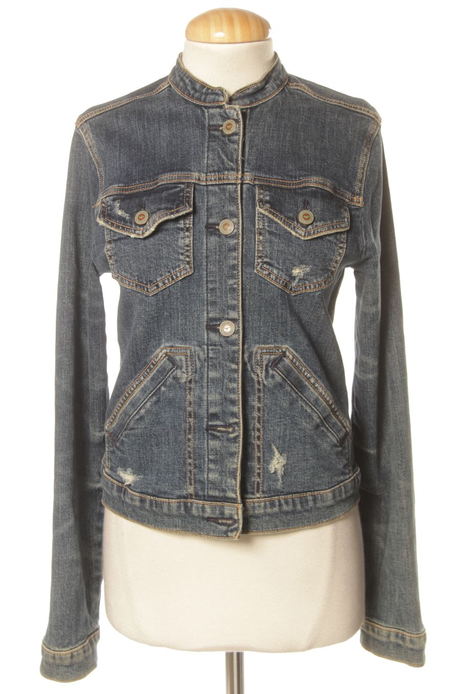 Blouson Hollister de la taille M, de couleur bleu