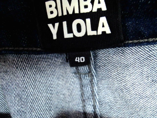 Jeans BIMBA Y LOLA de la taille 40, de couleur bleu de denim