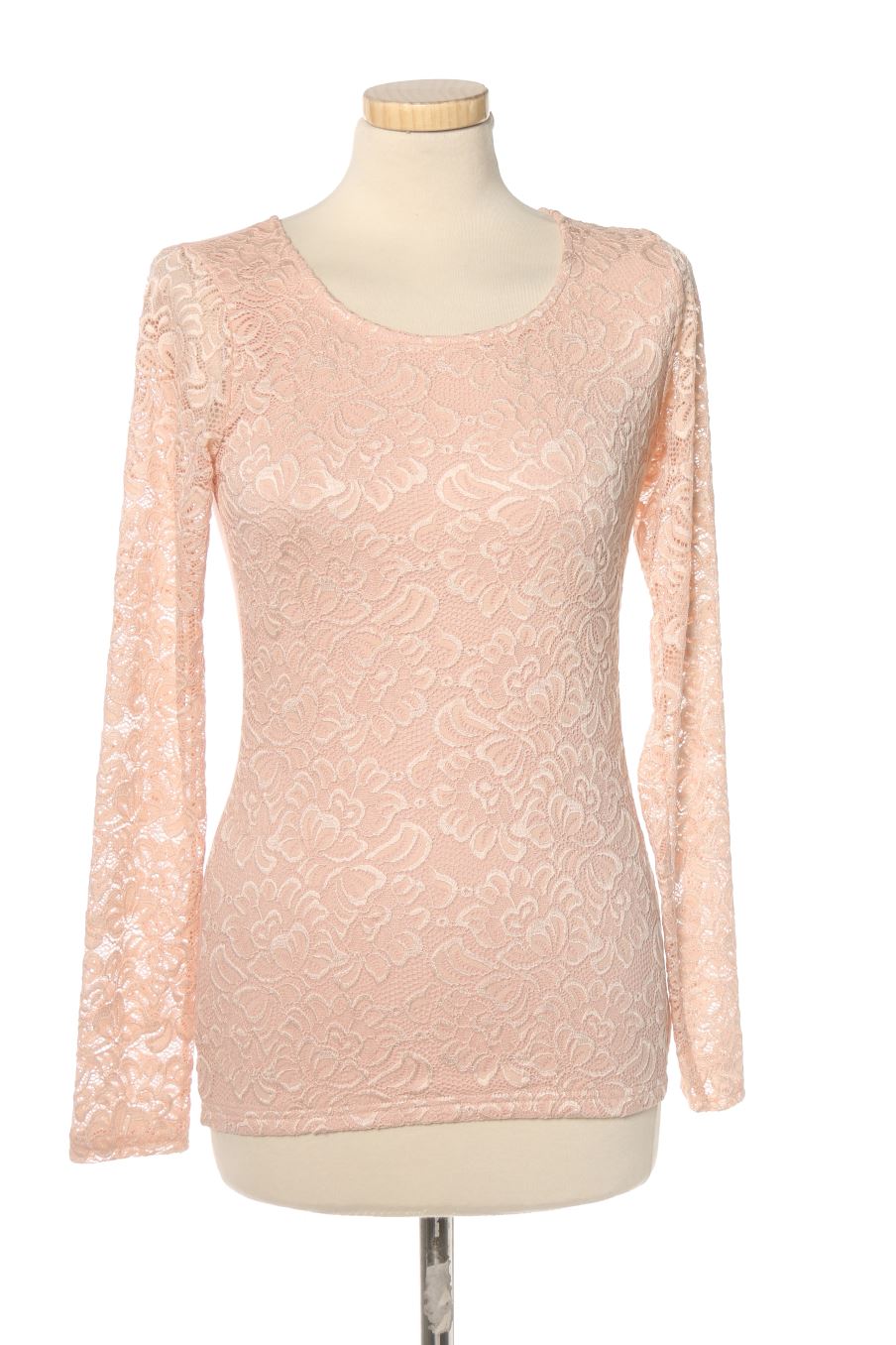 T-shirt à manches longues Amisu de la taille S, de couleur rose