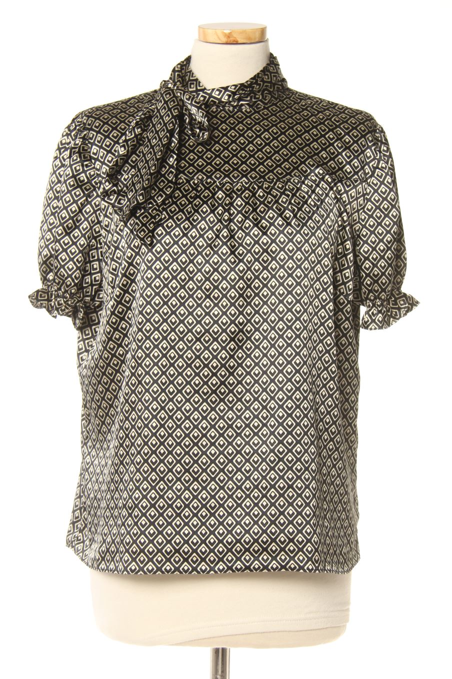 Blouse à manches courtes Yera de la taille 42, de couleur imprimés