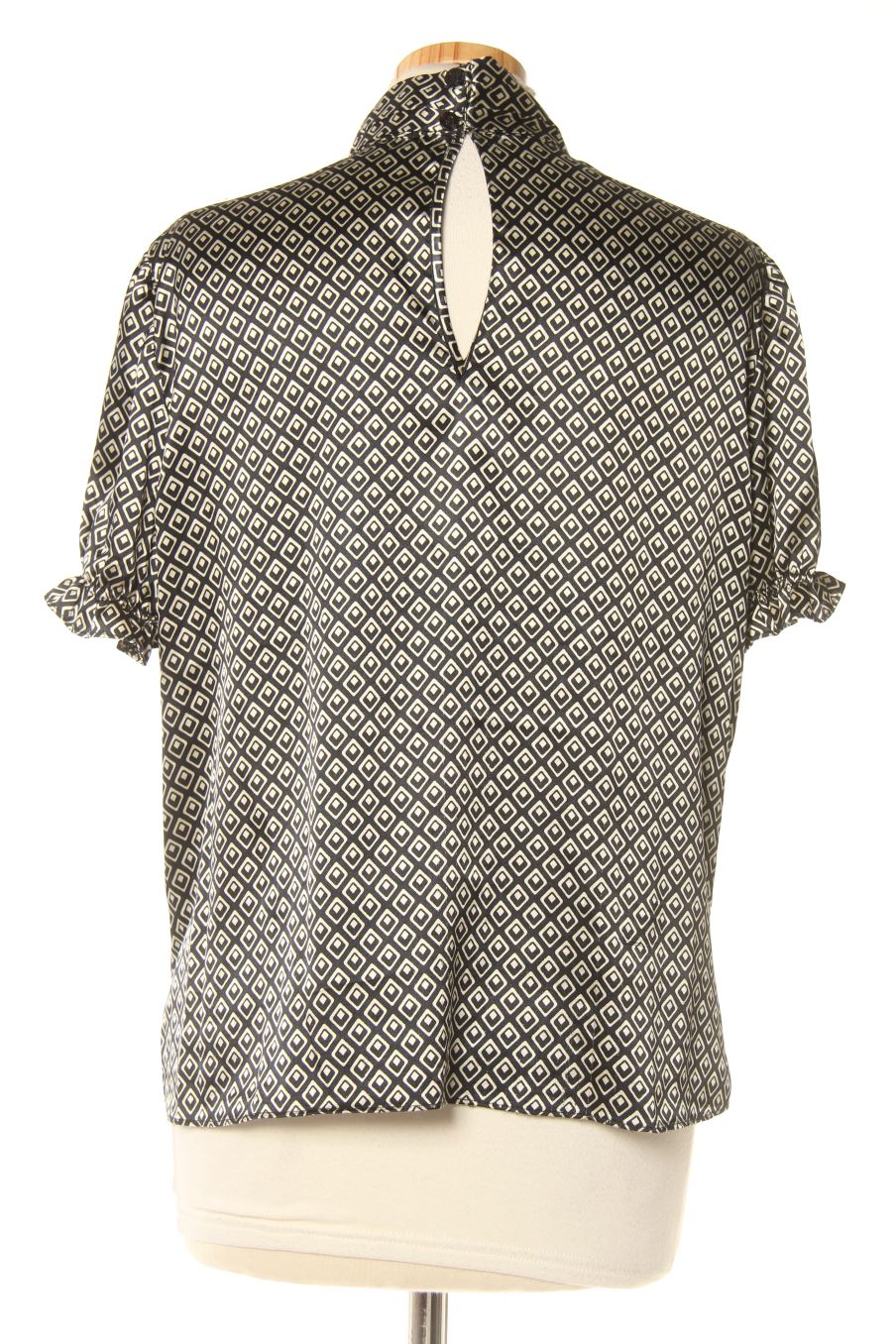 Blouse à manches courtes Yera de la taille 42, de couleur imprimés