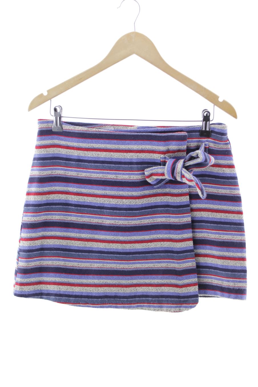 Jupe Stradivarius de la taille L, de couleur rayures
