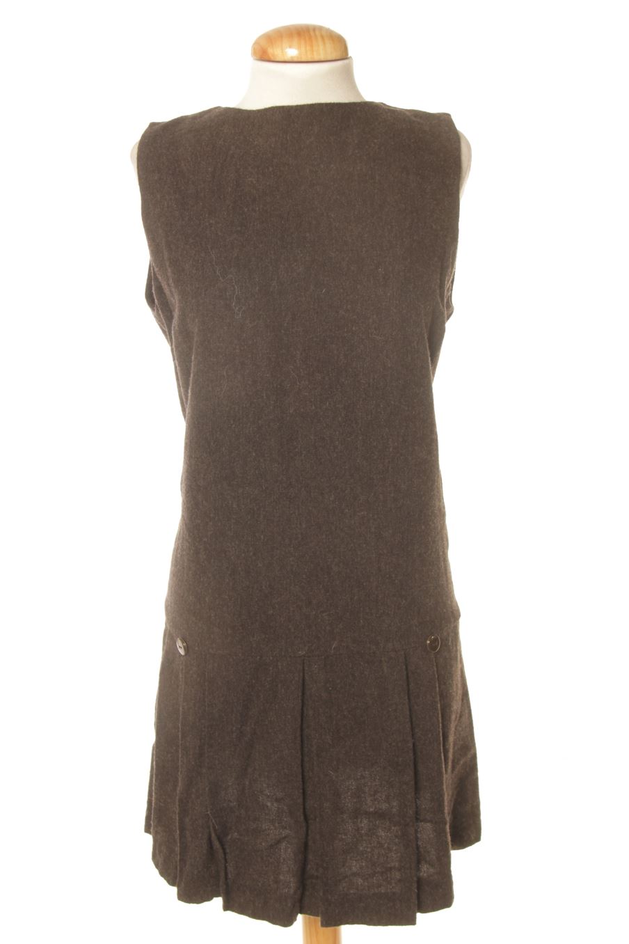 Robe casual Zara de la taille L, de couleur gris