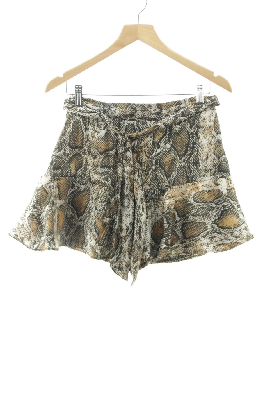 Pantaloni corti de Zara de la talla S, de color stampa animalier
