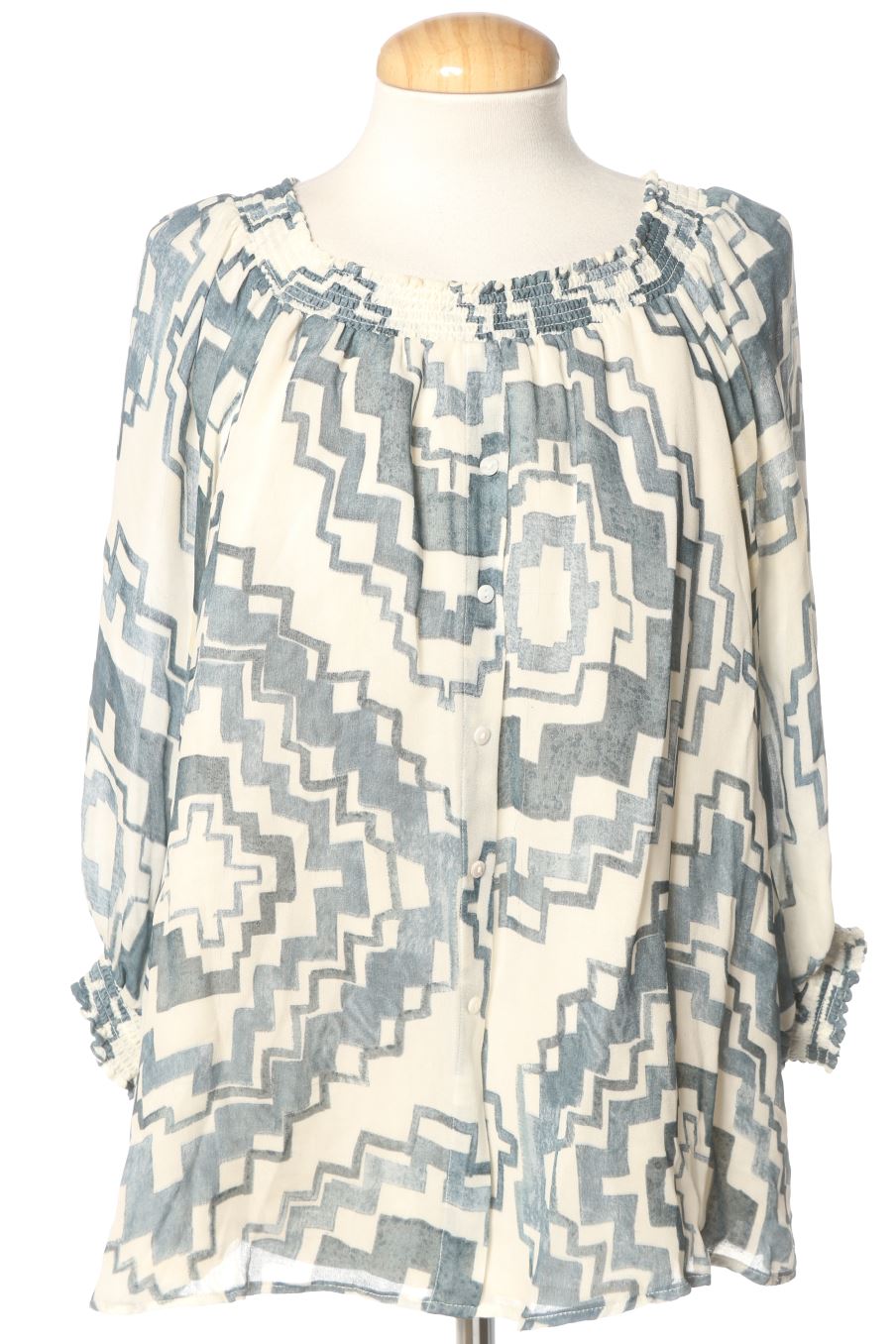 Blusa a maniche lunghe de Intropia de la talla 42, de color stampato