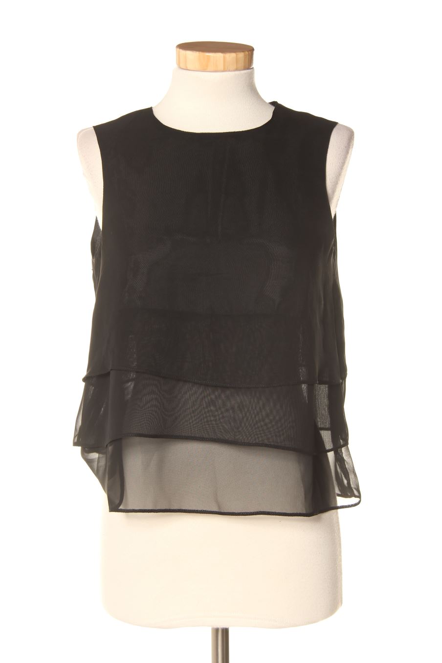 Blouse à manches courtes Promod de la taille 40, de couleur noir