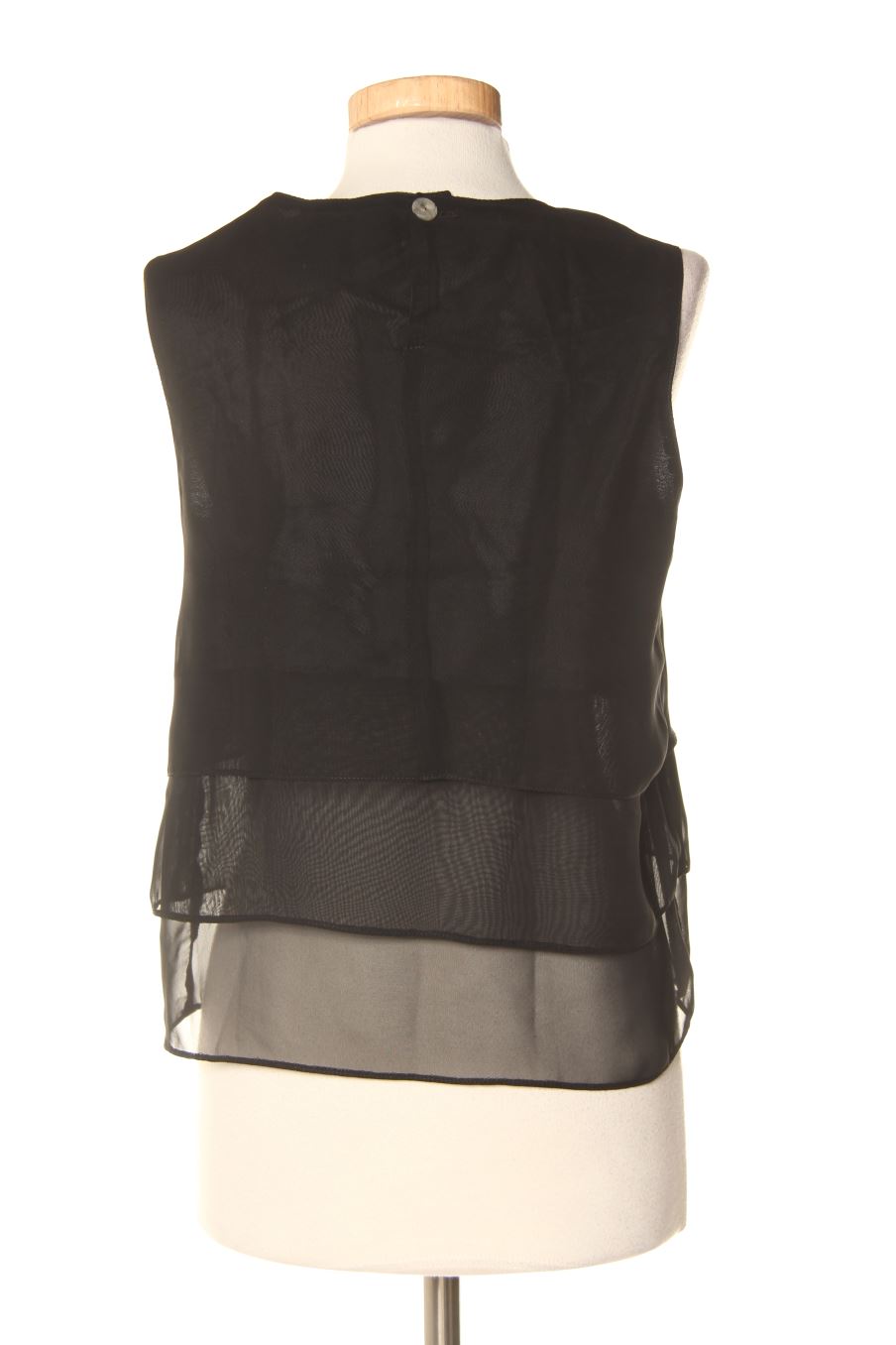 Blouse à manches courtes Promod de la taille 40, de couleur noir