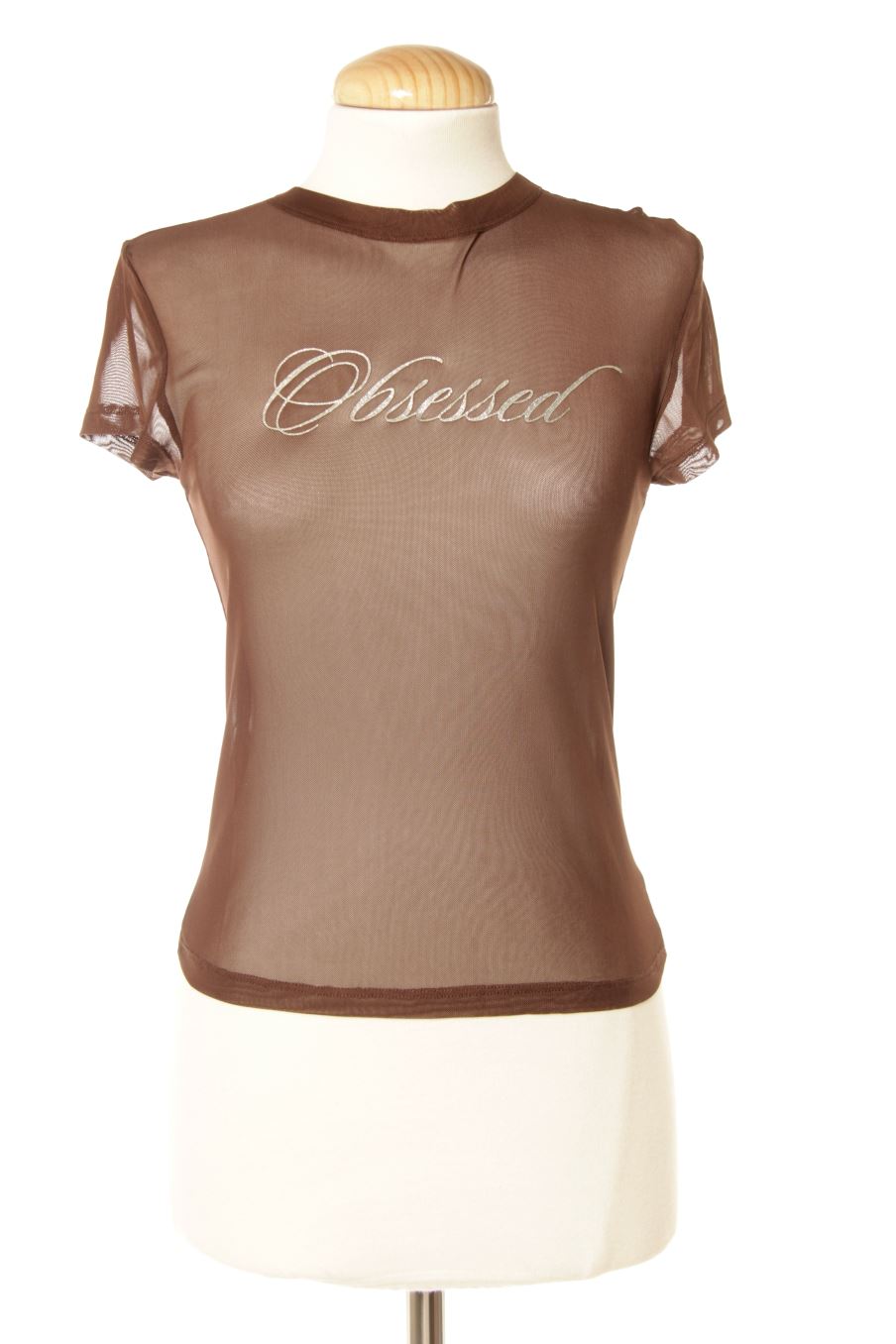 Camiseta de H&M de la talla S, de color marrón