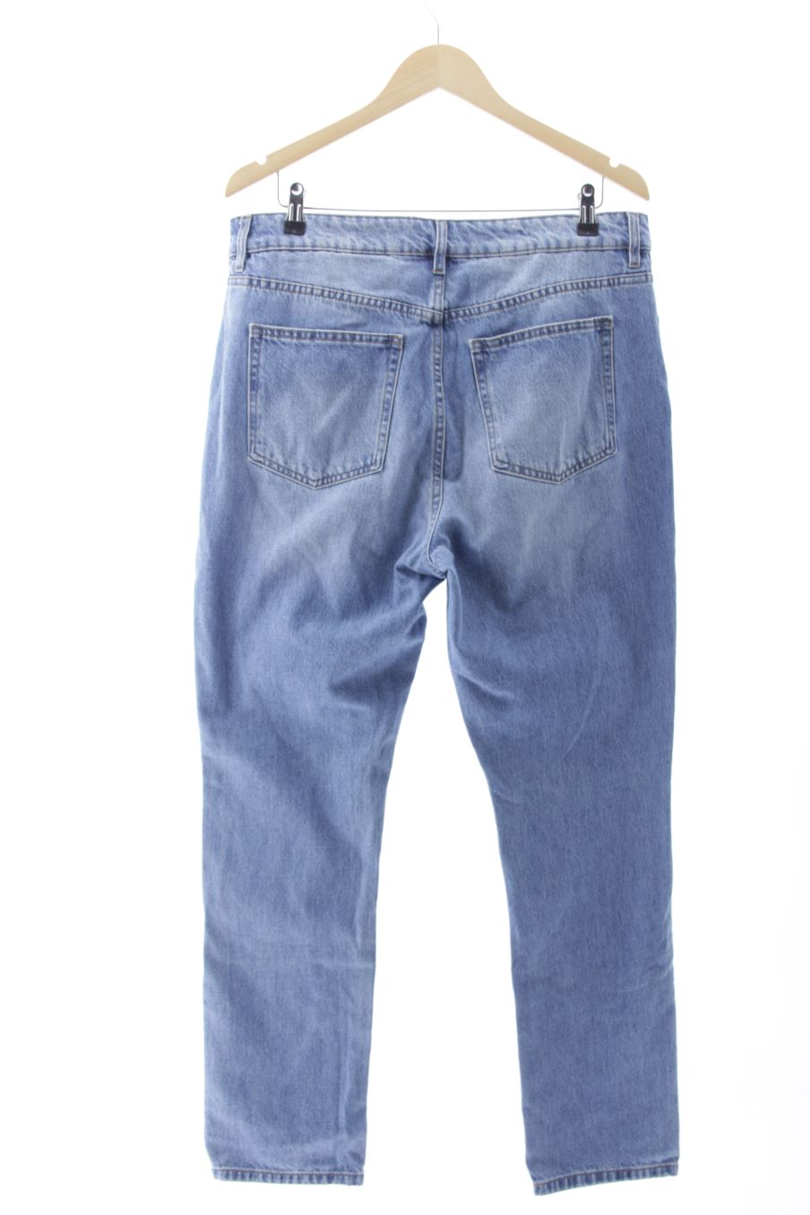 Jeans H&M de la taille 46, de couleur bleu de denim