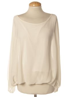 Blusa de manga larga Única Made in italy