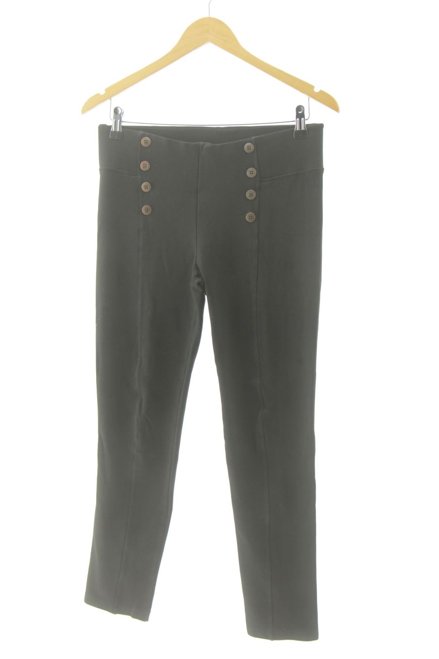 Pantalón Casual de Zara de la talla L, de color negro