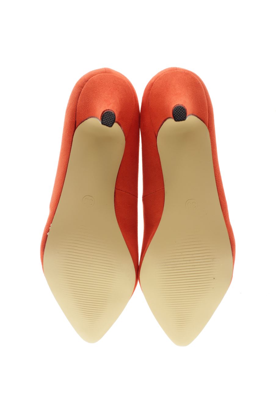Zapatos de tacon de LOSLANDIFEN de la talla 35, de color naranja de