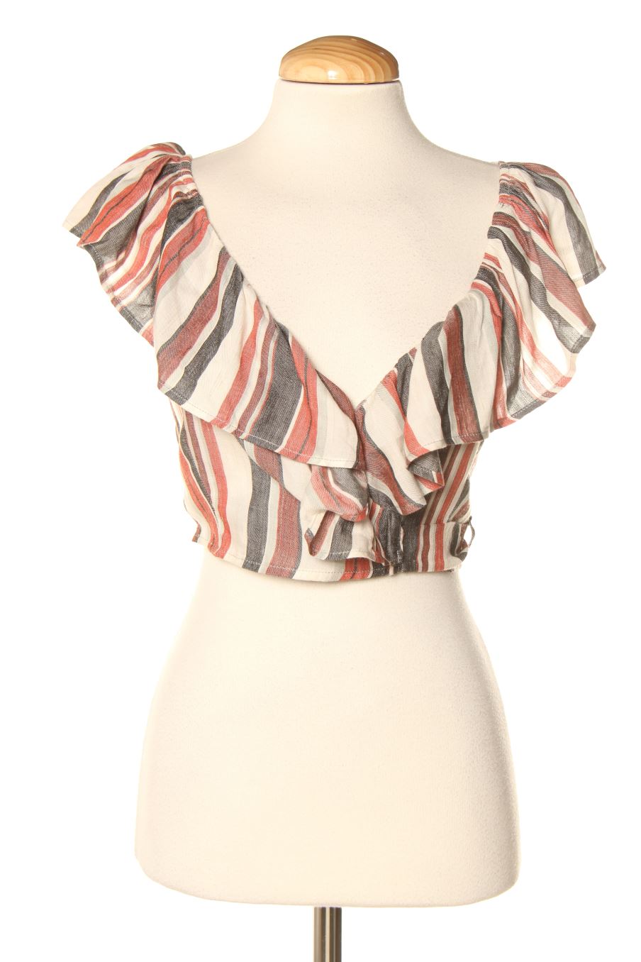 Top de Pull & Bear de la talla S, de color rayas
