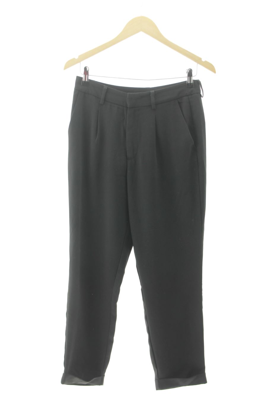 Pantalon Stradivarius de la taille 38, de couleur noir