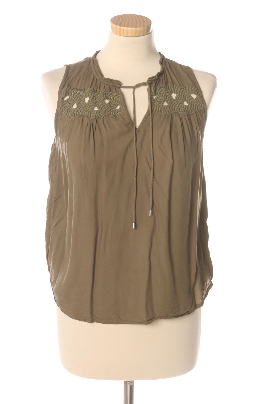 Top Vila de la taille XS, de couleur vert