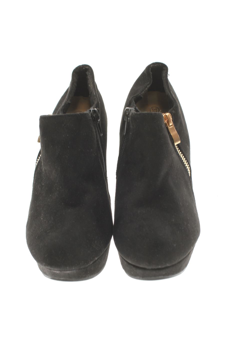 Botines de ADLUUM de la talla 37, de color negro de