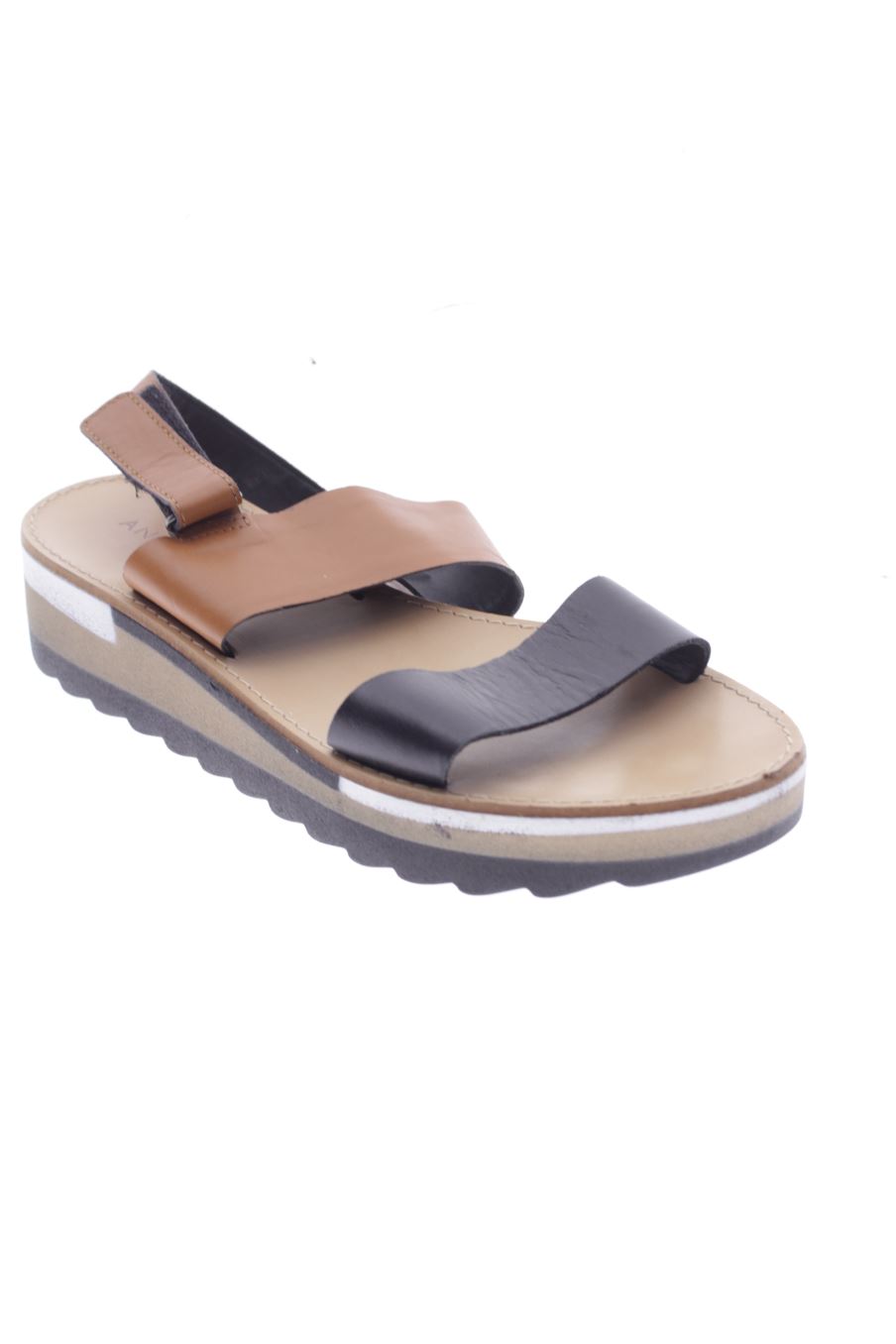 Sandalias planas de André de la talla 40, de color marrón de