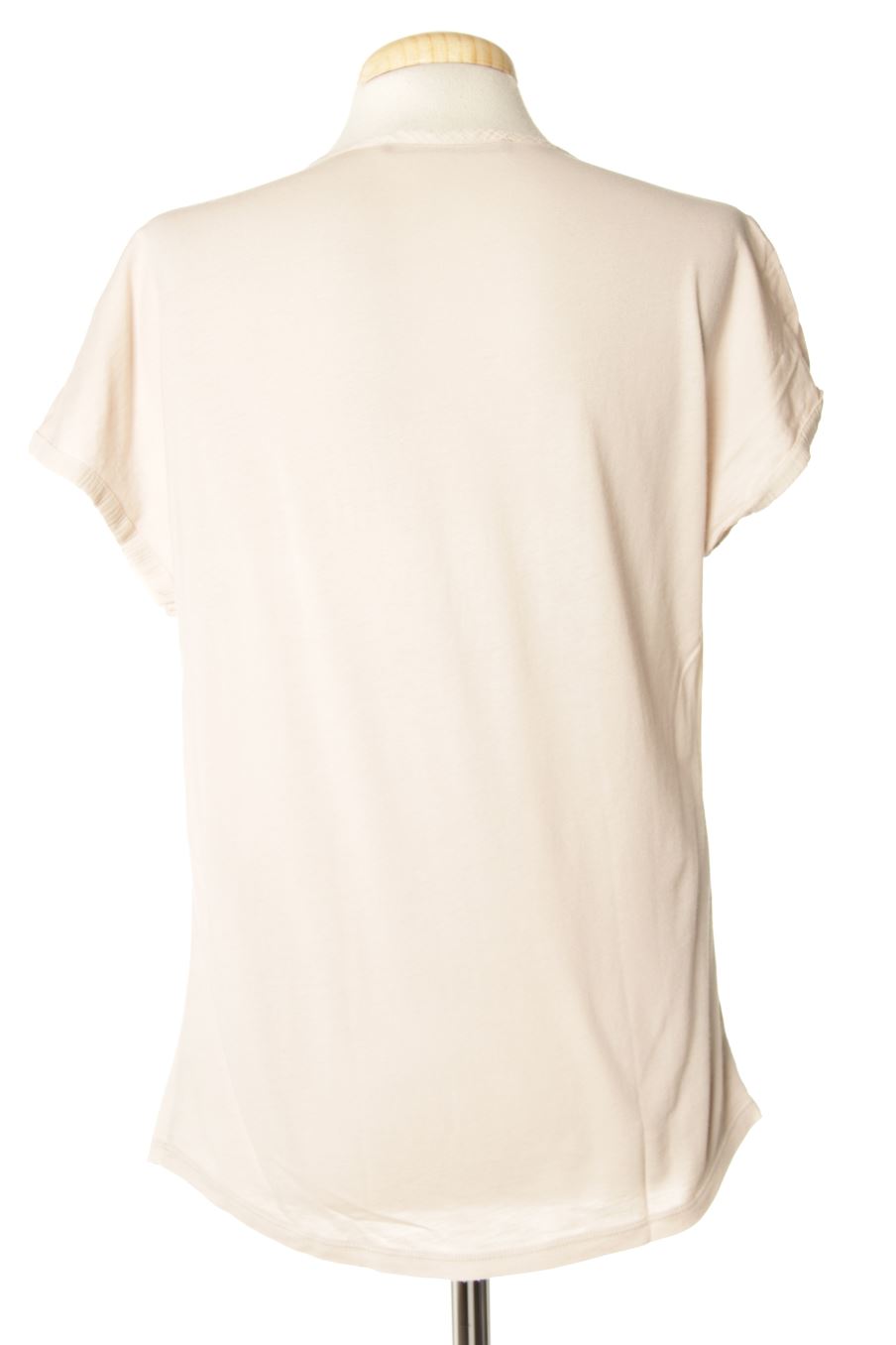 Blouse à manches courtes Comptoir des Cotonniers de la taille S, de couleur beige