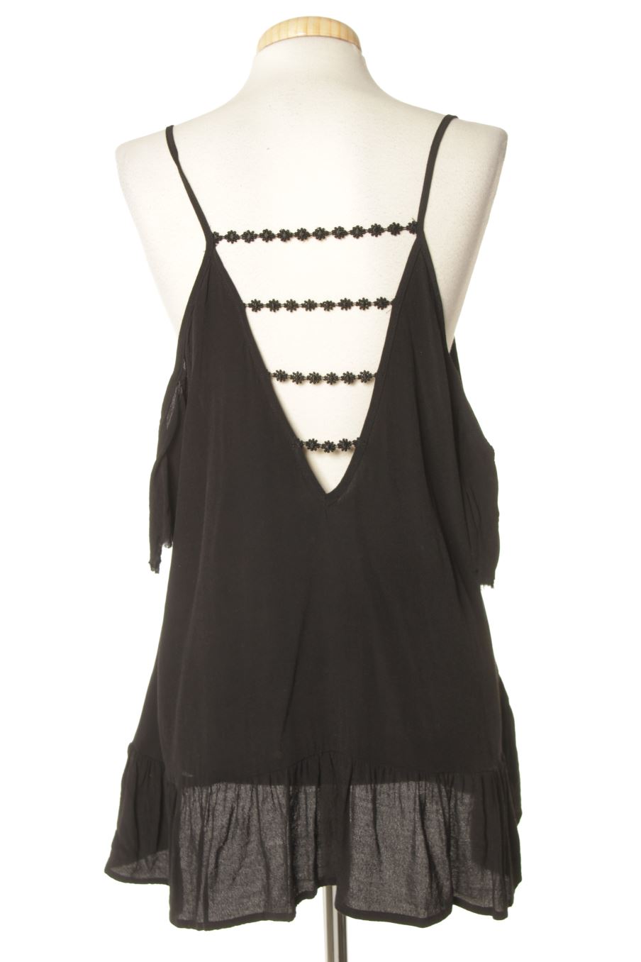 Top de Nasty Gal de la talla S, de color negro