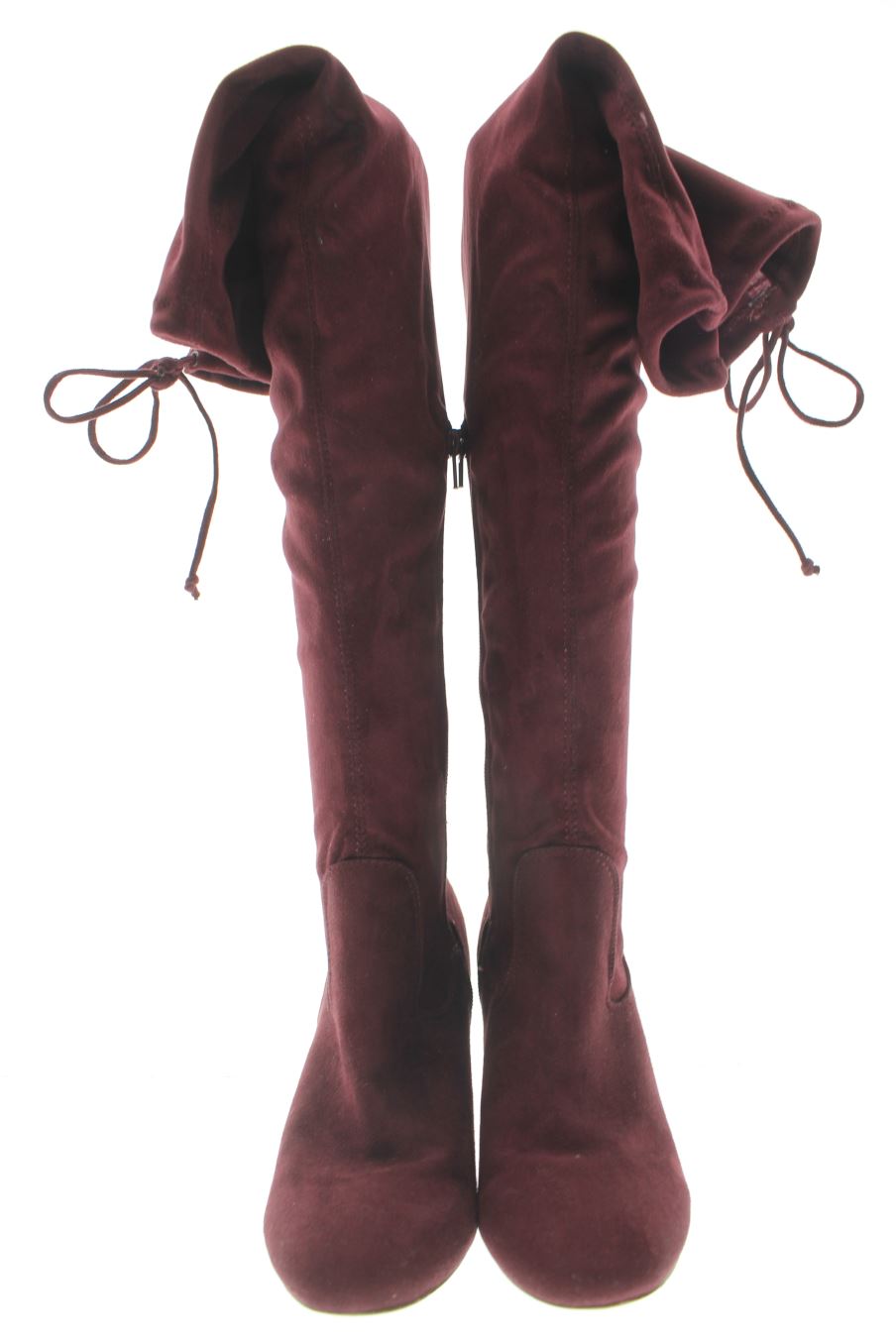 Botas de Just Fabulous de la talla 36, de color burdeos de