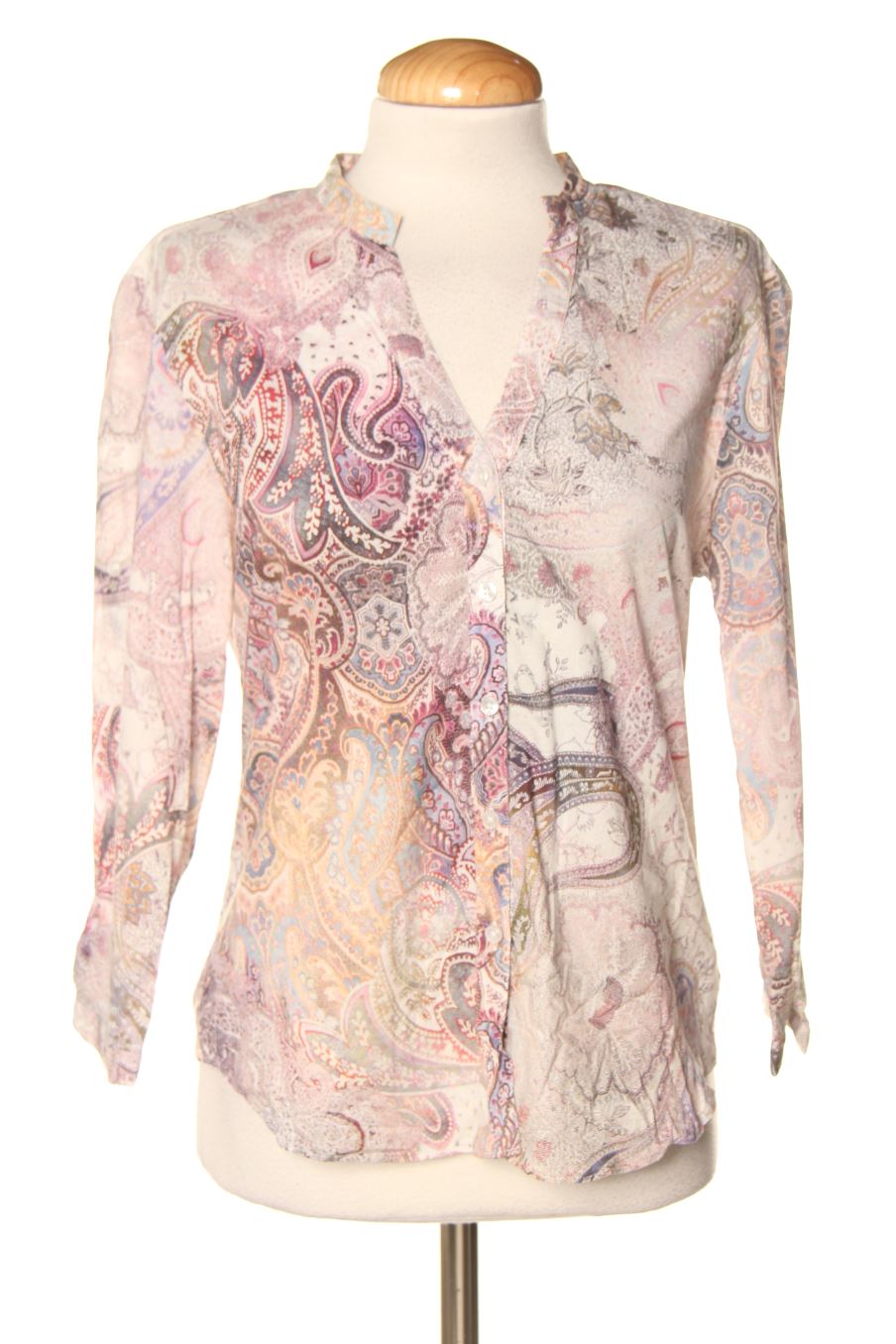 Blouse à manches longues eterna de la taille 38, de couleur imprimés