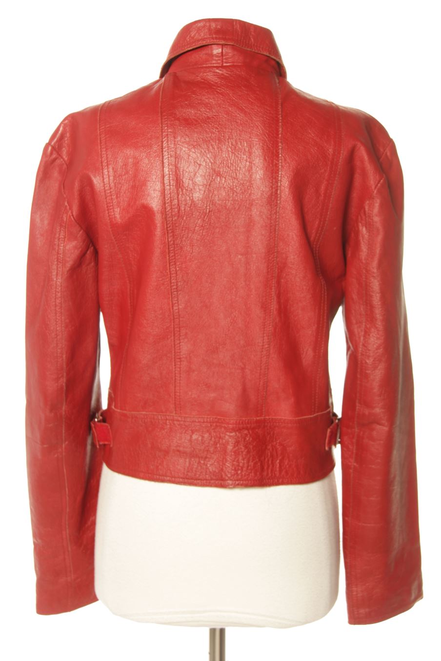 Cazadora de TOUT TERRAIN de la talla L, de color rojo de piel