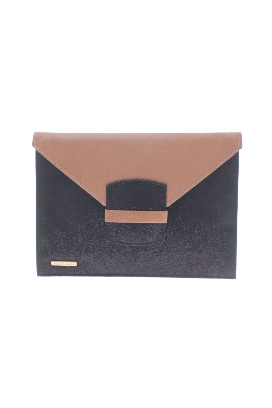 Bolso de Mano Marrón de Rebeca Sanver
