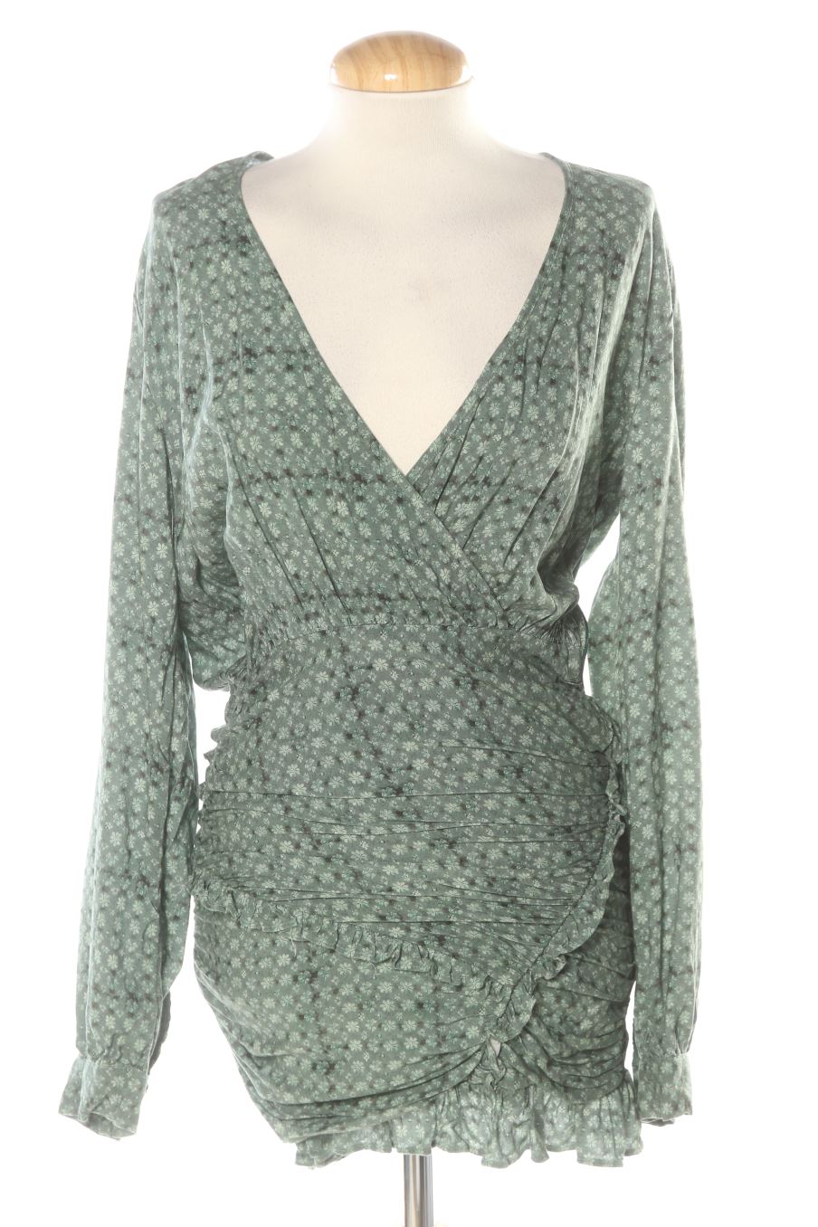 Robe casual SAN de la taille XS, de couleur vert