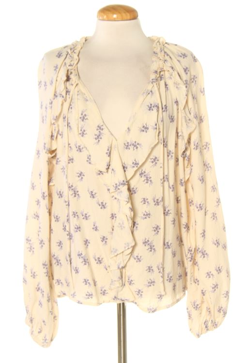 Blusa a maniche lunghe