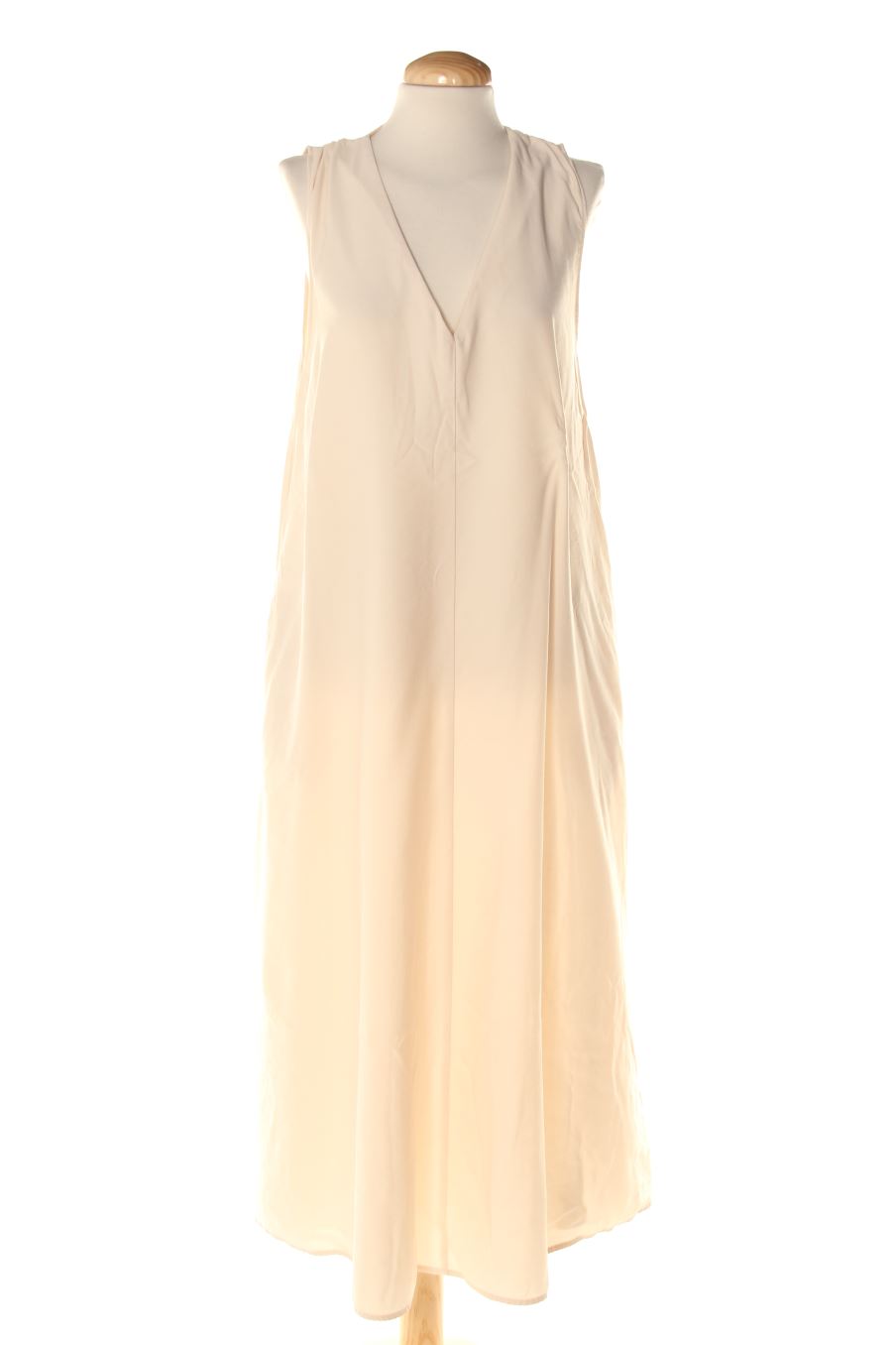 Robe casual Mango de la taille M, de couleur beige