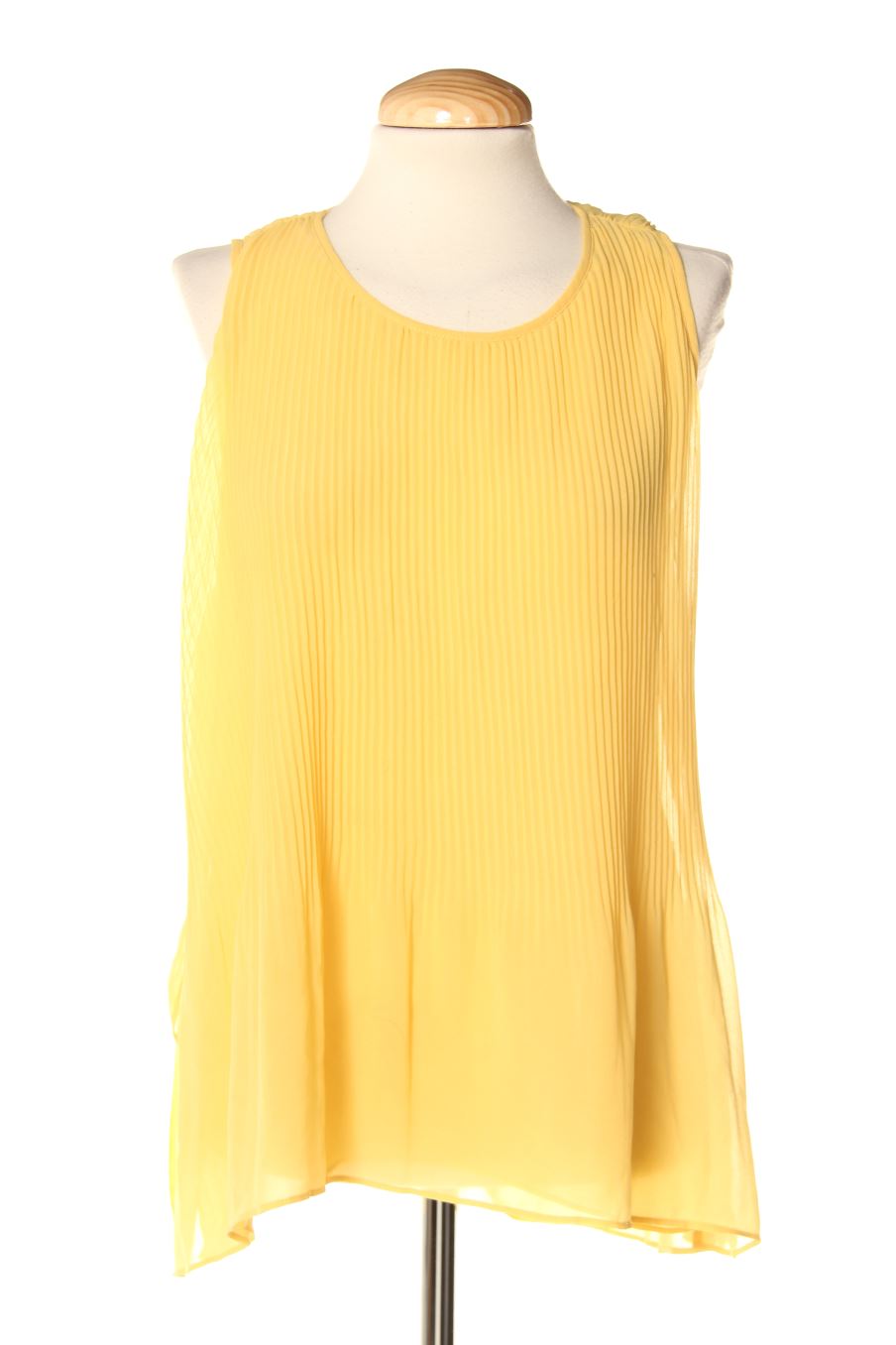 Blusa de manga corta de Zara de la talla S, de color amarillo