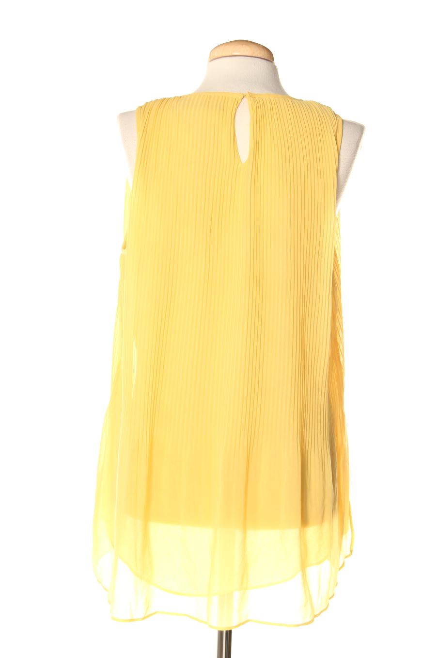 Blusa de manga corta de Zara de la talla S, de color amarillo